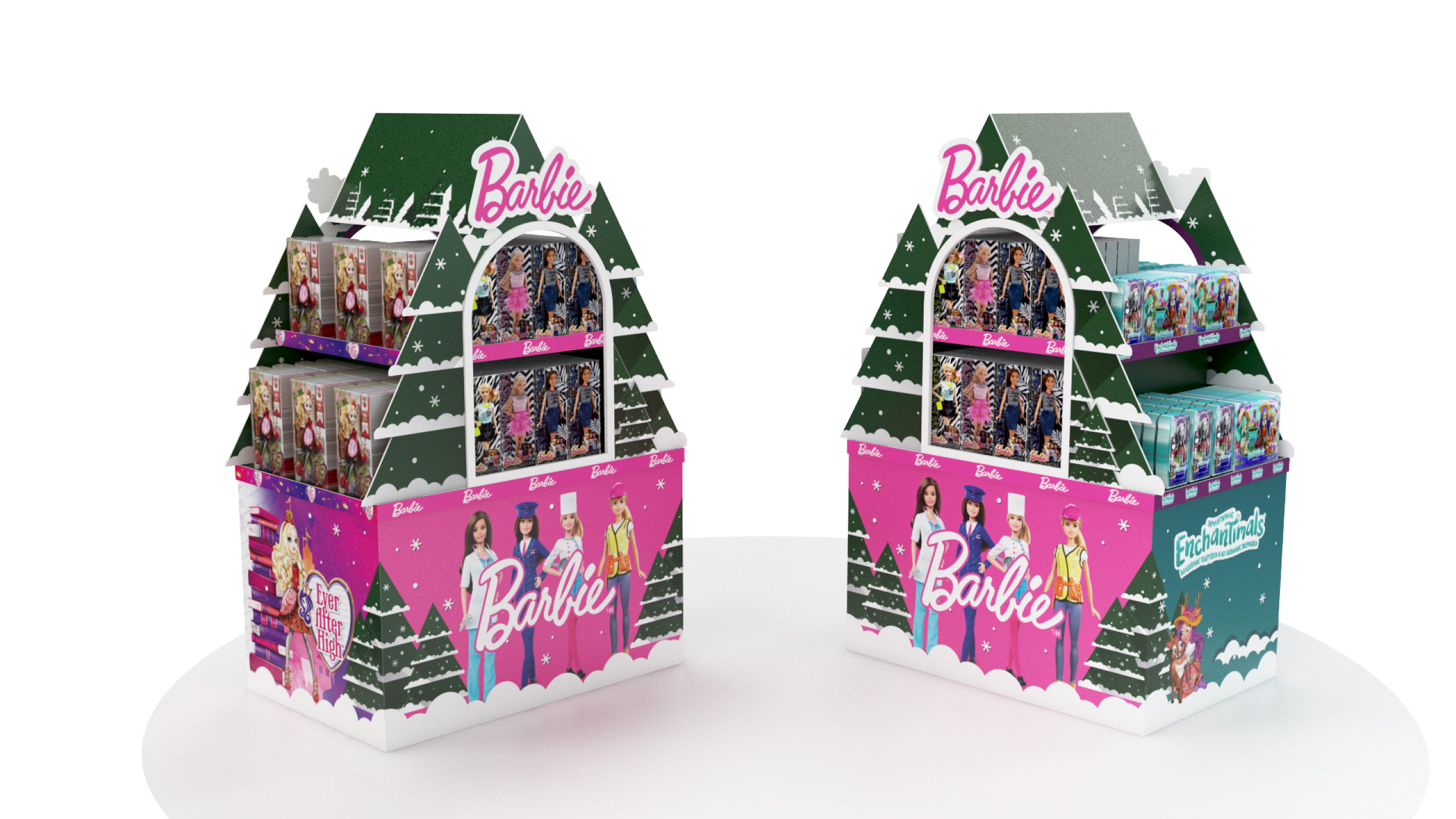 Мультибрендовая палетта для компании Mattel