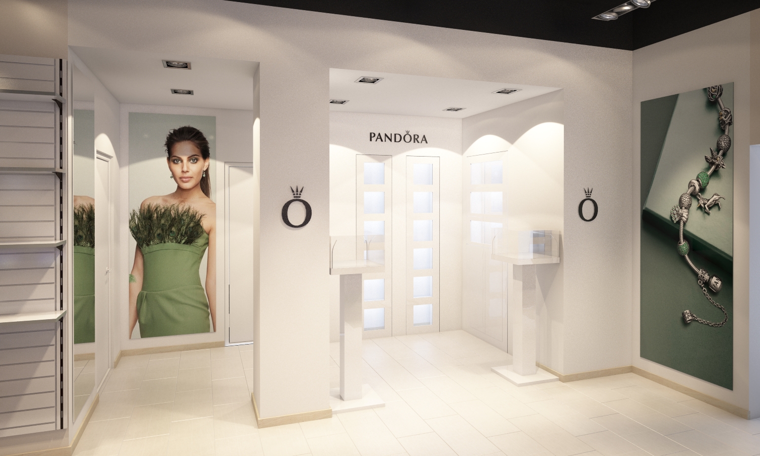 Проект «shop-in-shop Pandora» В магазине Enter